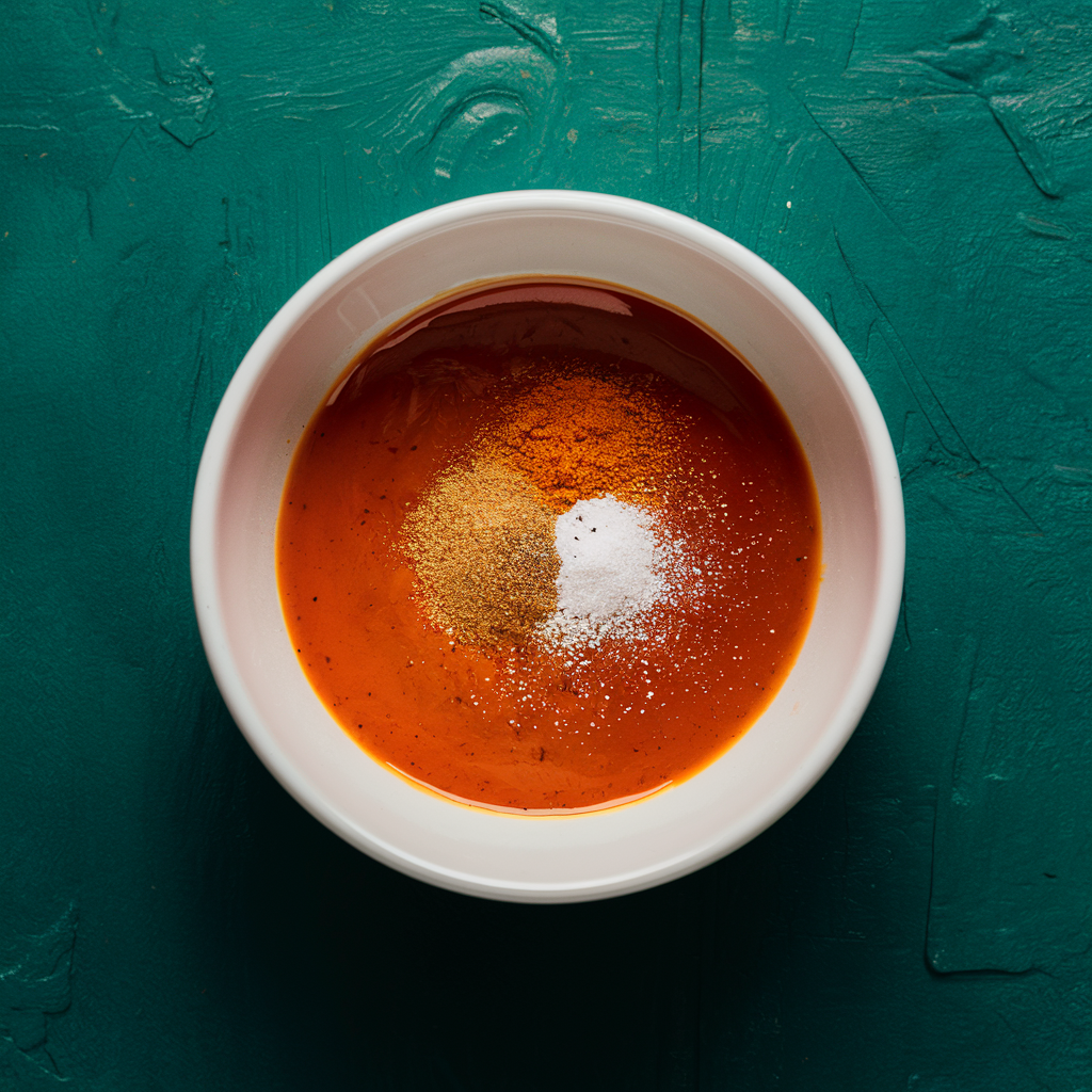 Buffalo Tofu Mixing