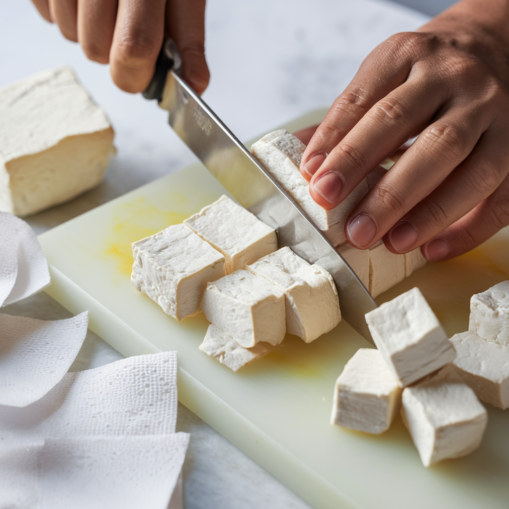 Buffalo Tofu Preparation