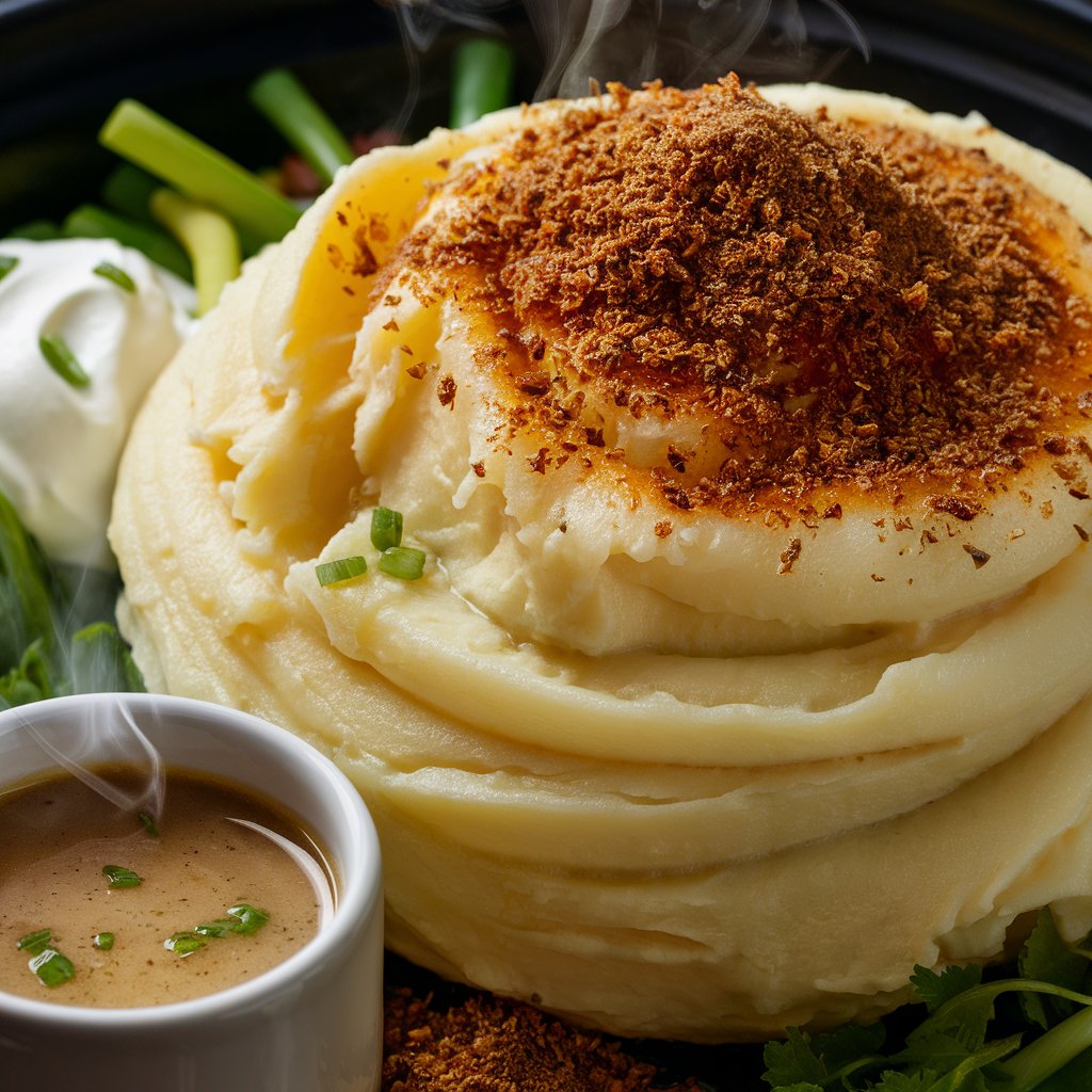 Garlic Ranch Mashed Potatoes