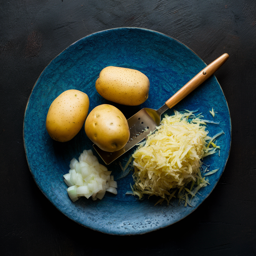 Prepare Potatoes and Onions