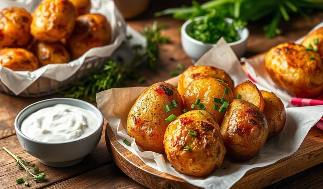 Air Fryer Baked Potatoes