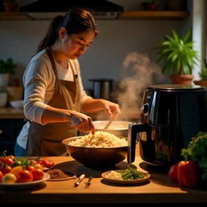 Air Fryer Fried Rice