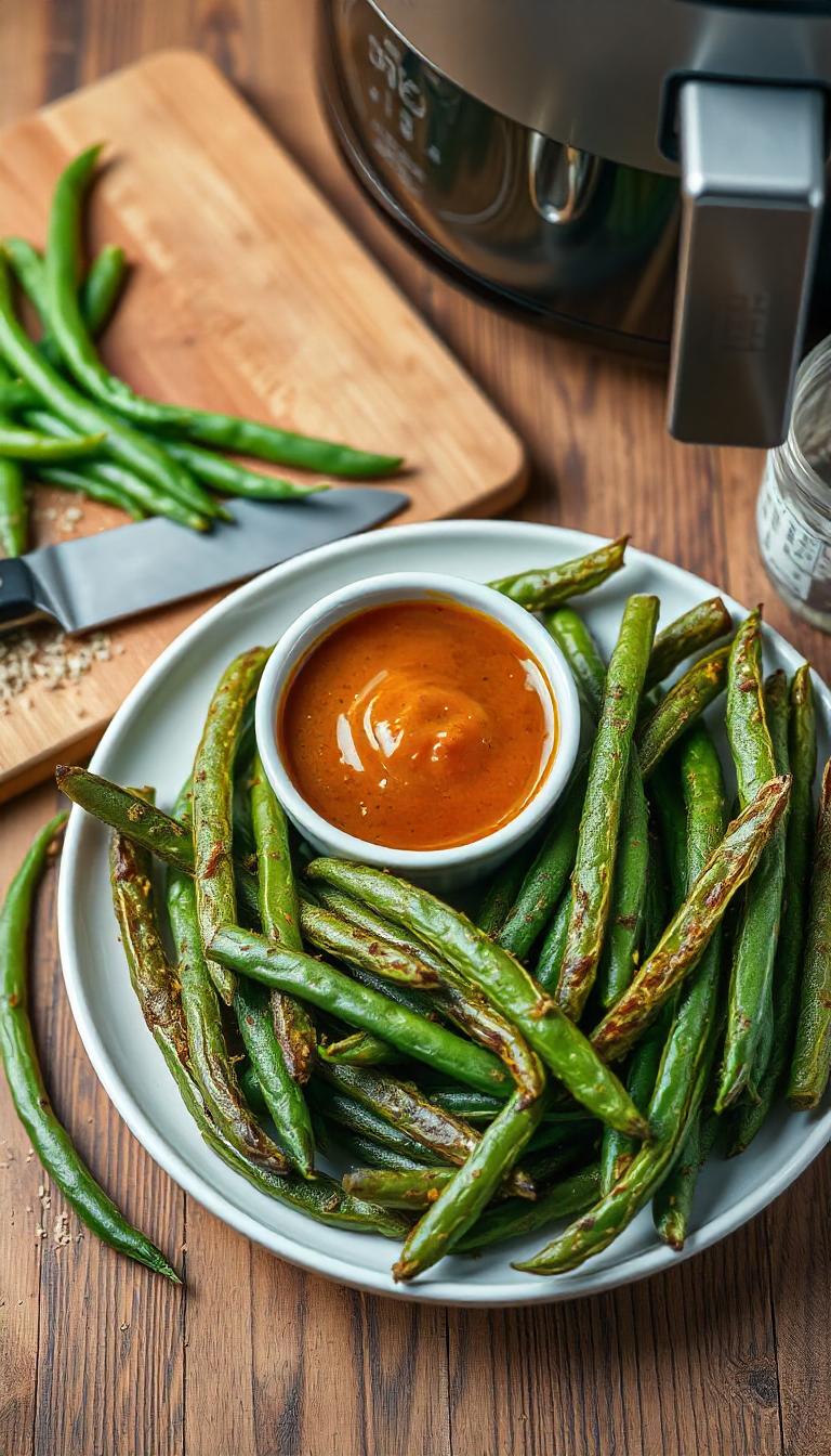 Air Fryer Green Bean Fries Recipe