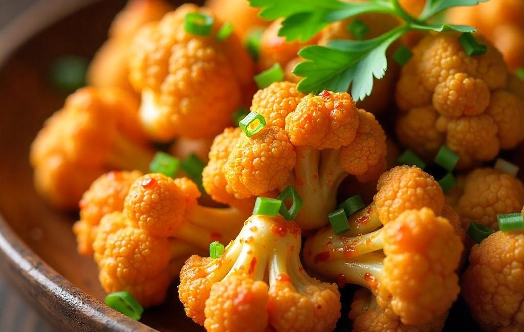 Air Fryer Honey Sriracha Cauliflower Recipe