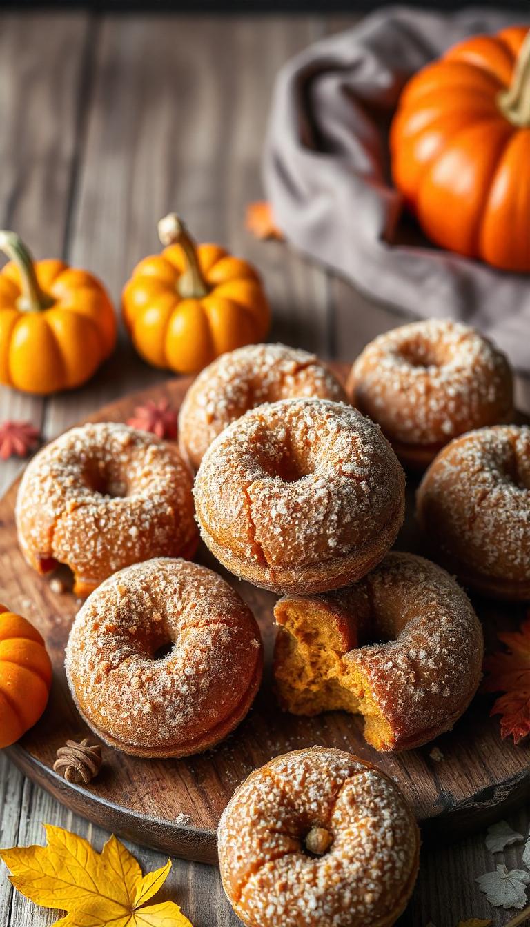 Air Fryer Pumpkin Spice Donut Holes Recipe