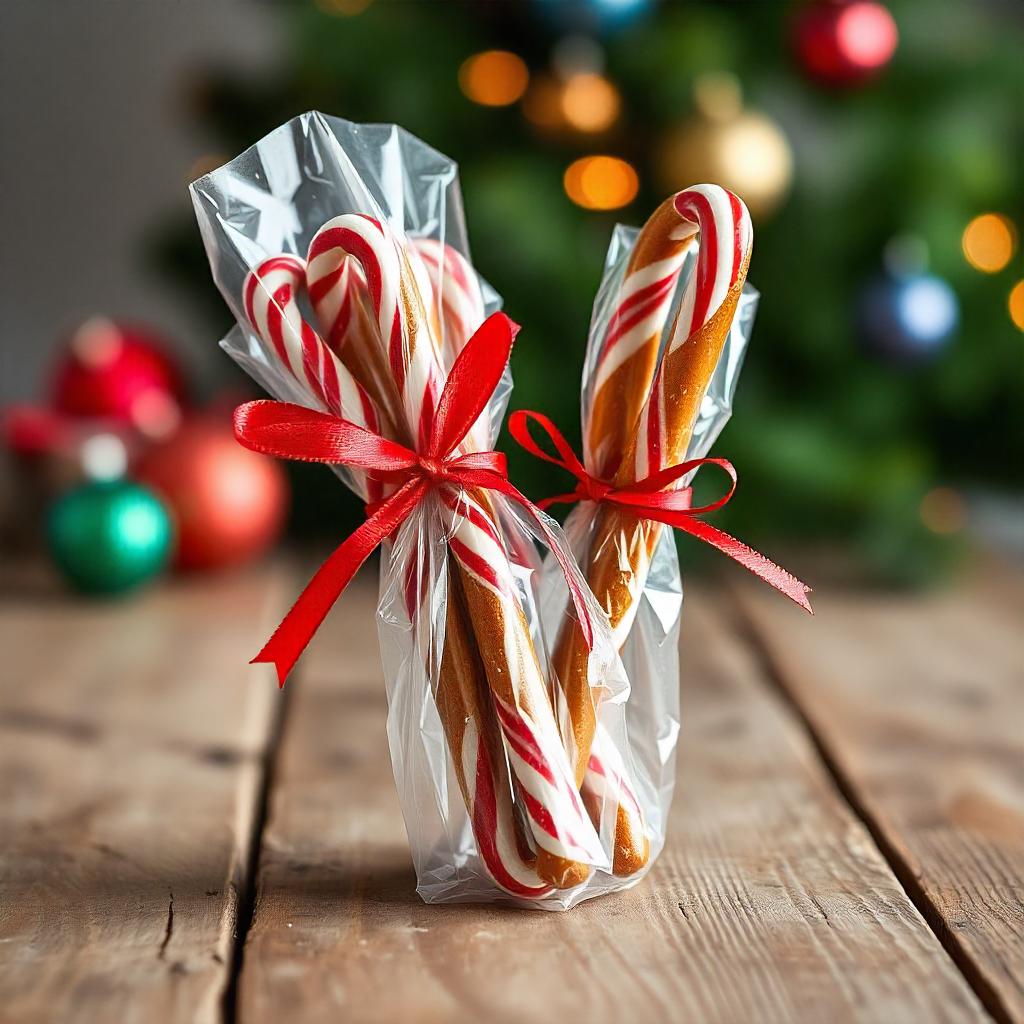 Candy Cane Pretzel Rods