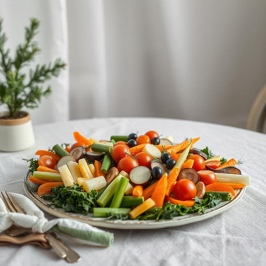 Christmas Tree Veggie Platter