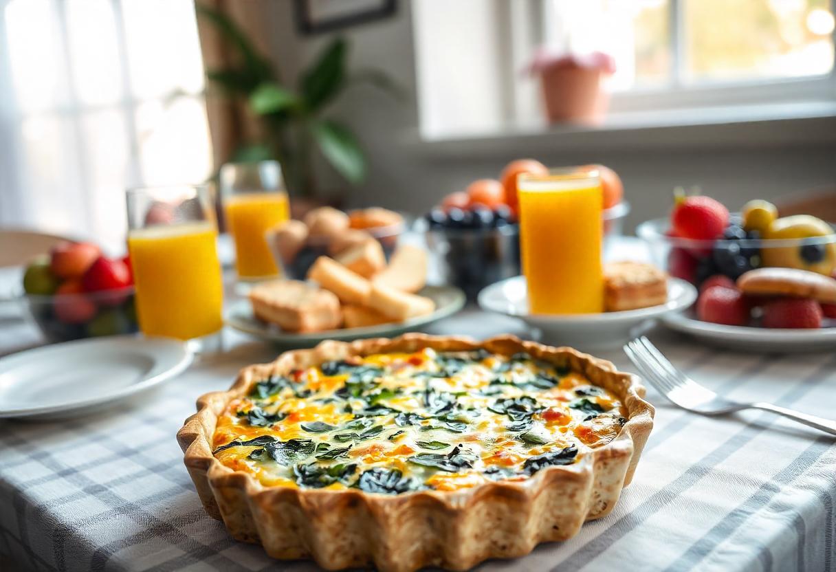 Delicious Quiche with Spinach Recipe