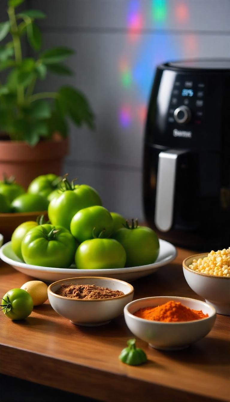 Easy Air Fryer Fried Green Tomatoes Recipe