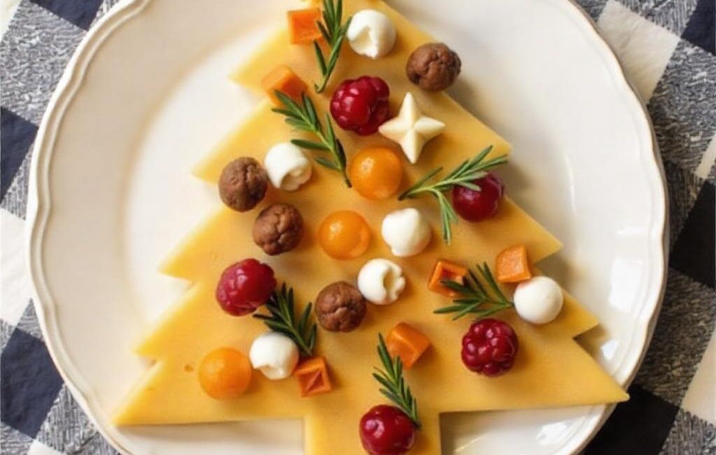 Easy Cheese and Charcuterie Christmas Tree recipe