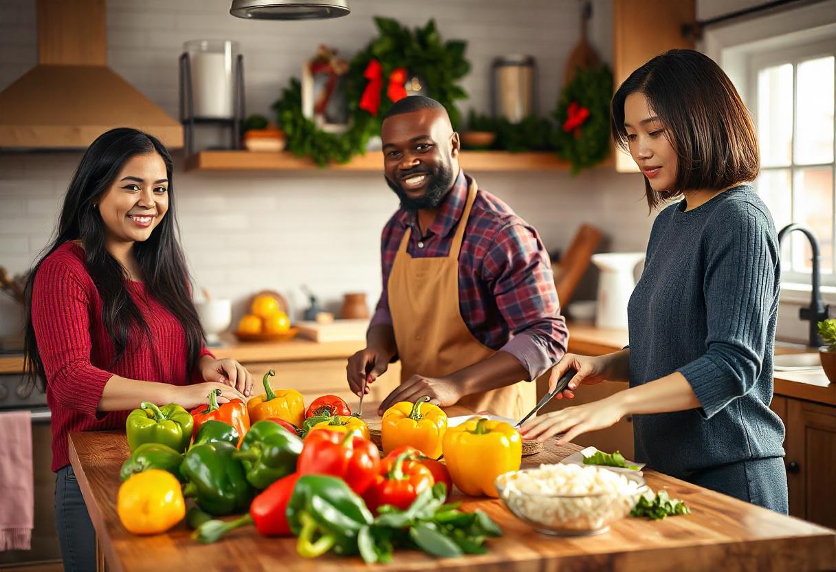 Holiday Stuffed Bell Peppers Recipe