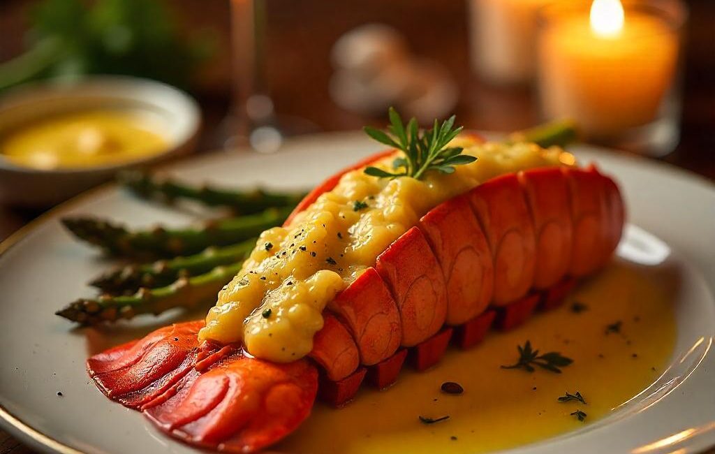 Lobster Tail with Garlic Butter