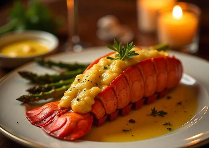 Lobster Tail with Garlic Butter