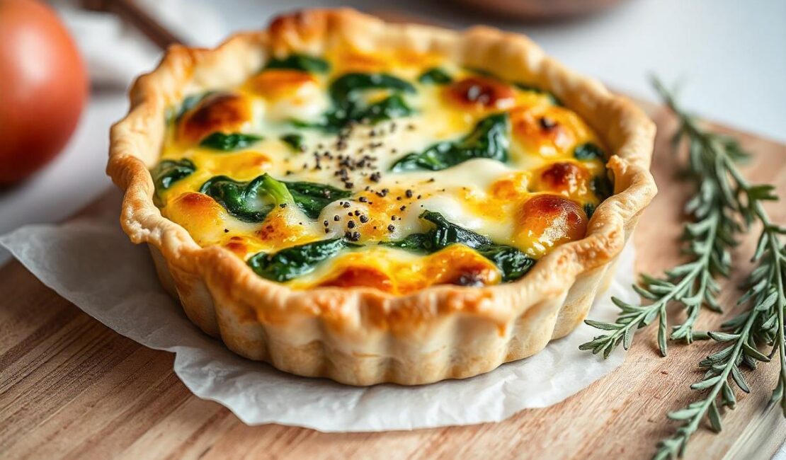 Quiche with Spinach