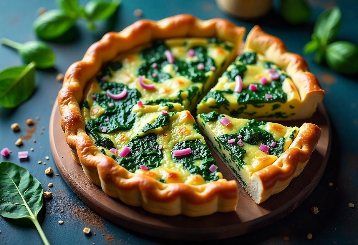 Quiche with Spinach Recipe