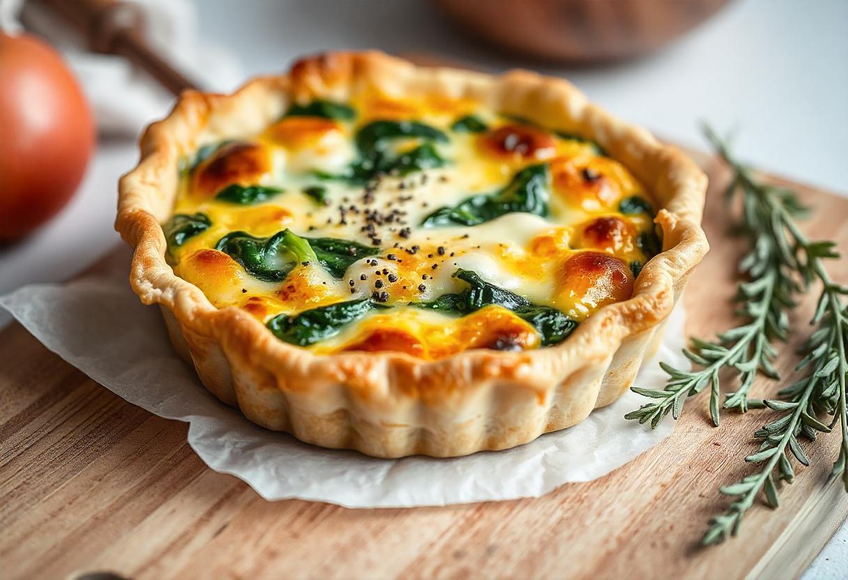 Quiche with Spinach