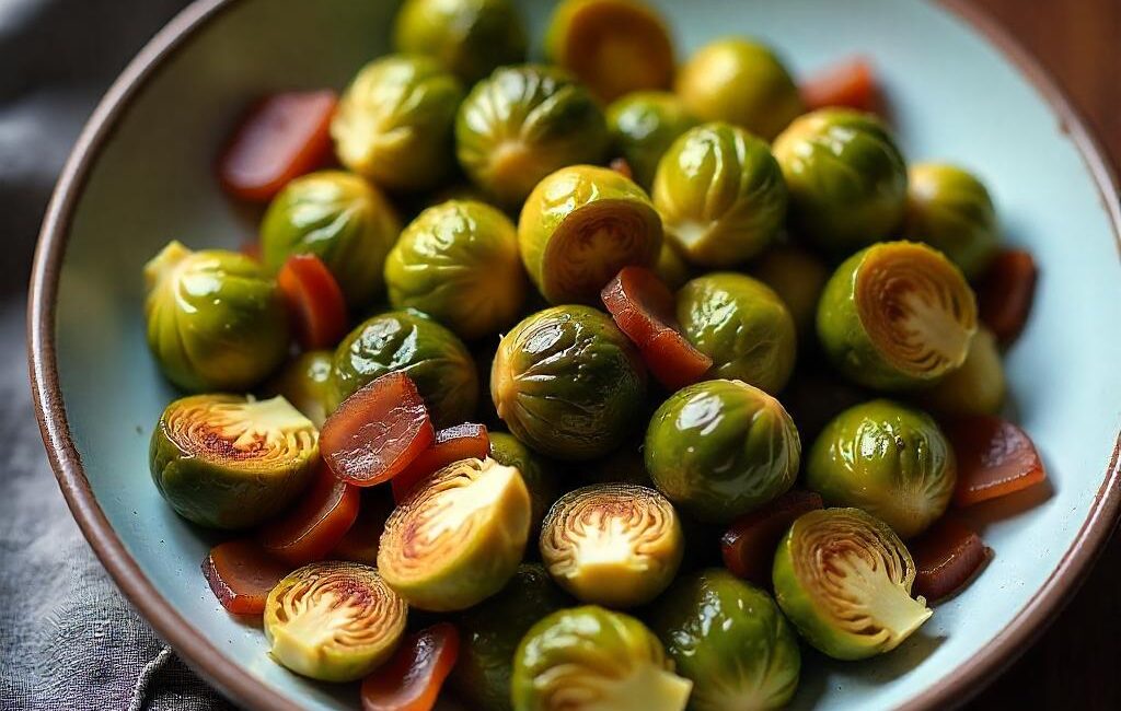 Roasted Brussels Sprouts with Bacon Recipe