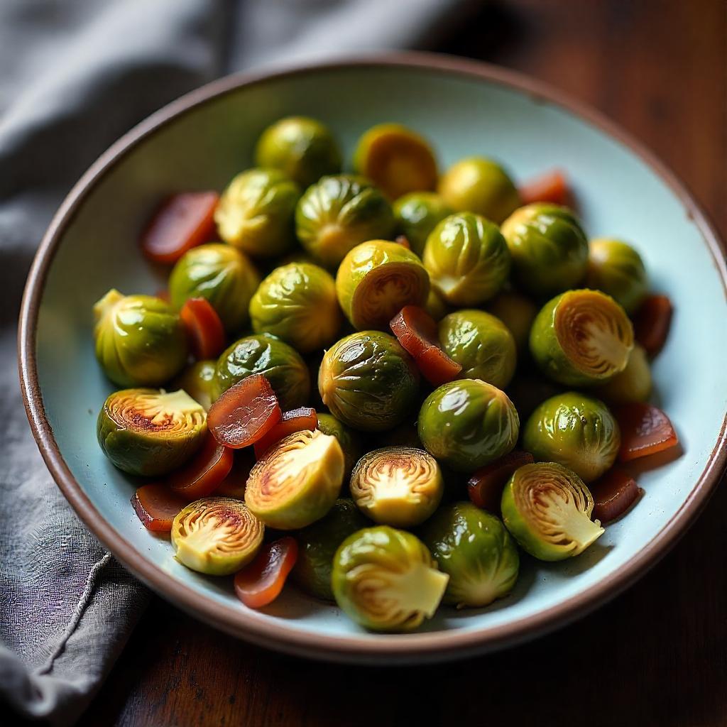 Roasted Brussels Sprouts with Bacon Recipe