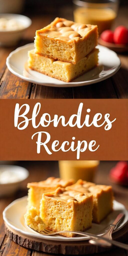 Blondies Recipe